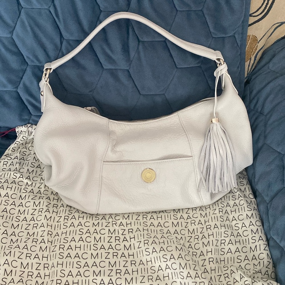 Isaac Mizrahi Pebbled Leather Bag